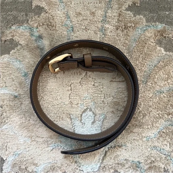 COACH Hadley Convertible Shoulder/Crossbody in Dark Stone with Gold Hardware - Picture 8 of 9